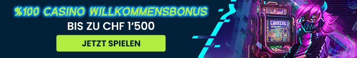 Bunter Banner mit Slot-Symbolen und Bonusinformation für neue Casinospieler